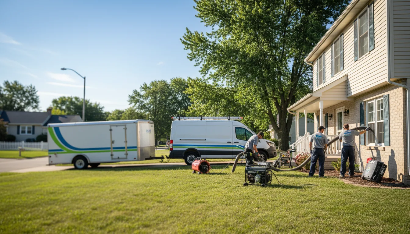 Flooded Basement Restoration And Cleanup With Repair in Cedar Falls, IA near me